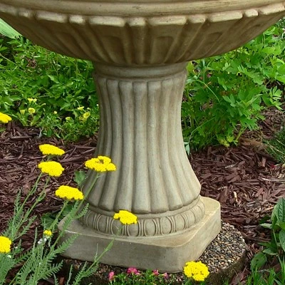 Sunnydaze Decor Sunnydaze 55"H Electric Polystone Classic Style 3-Tier Designer Outdoor Water Fountain, White Finish 8 Sunnydaze Decor Sunnydaze 55"H Electric Polystone Classic Style 3-Tier Designer Outdoor Water Fountain, White Finish - Image 6
