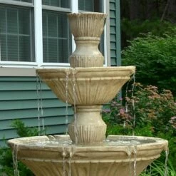 Sunnydaze Decor Sunnydaze 55"H Electric Polystone Classic Style 3-Tier Designer Outdoor Water Fountain, White Finish 17 Sunnydaze Decor Sunnydaze 55"H Electric Polystone Classic Style 3-Tier Designer Outdoor Water Fountain, White Finish -Cheap Garden Decor Store unnamed file 6171