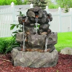Sunnydaze Decor Sunnydaze 32"H Electric Fiberglass and Polyresin Layered Rock Waterfall Outdoor Water Fountain with LED Lights 9 Sunnydaze Decor Sunnydaze 32"H Electric Fiberglass and Polyresin Layered Rock Waterfall Outdoor Water Fountain with LED Lights -Cheap Garden Decor Store unnamed file 6173