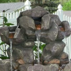 Sunnydaze Decor Sunnydaze 32"H Electric Fiberglass and Polyresin Layered Rock Waterfall Outdoor Water Fountain with LED Lights 11 Sunnydaze Decor Sunnydaze 32"H Electric Fiberglass and Polyresin Layered Rock Waterfall Outdoor Water Fountain with LED Lights -Cheap Garden Decor Store unnamed file 6175
