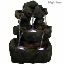 Sunnydaze Decor Sunnydaze 32"H Electric Fiberglass and Polyresin Layered Rock Waterfall Outdoor Water Fountain with LED Lights 13 Sunnydaze Decor Sunnydaze 32"H Electric Fiberglass and Polyresin Layered Rock Waterfall Outdoor Water Fountain with LED Lights -Cheap Garden Decor Store unnamed file 6177