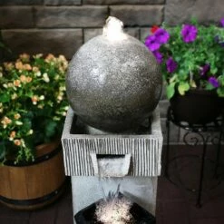 Sunnydaze Decor Sunnydaze 35"H Electric Polyresin Modern Vogue Column Outdoor Water Fountain with LED Lights 17 Sunnydaze Decor Sunnydaze 35"H Electric Polyresin Modern Vogue Column Outdoor Water Fountain with LED Lights -Cheap Garden Decor Store unnamed file 6184