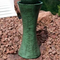 Sunnydaze Decor Sunnydaze Outdoor Polyresin Desert Spring Solar Powered Water Fountain with Battery Backup, Submersible Pump, and Panel - 30" -Cheap Garden Decor Store unnamed file 6335