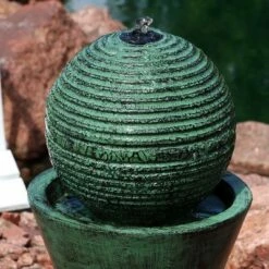 Sunnydaze Decor Sunnydaze Outdoor Polyresin Desert Spring Solar Powered Water Fountain with Battery Backup, Submersible Pump, and Panel - 30" -Cheap Garden Decor Store unnamed file 6336