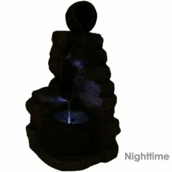 Sunnydaze Decor Sunnydaze Outdoor Polyresin Crumbling Bricks and Pots Solar Cascading Water Fountain with LED Lights and Battery Backup - 27" -Cheap Garden Decor Store unnamed file 6606