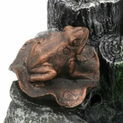 Sunnydaze Decor Sunnydaze Outdoor Solar Powered Tiered Driftwood and Flourishing Stem Rock Fountain with LED Light - 29" -Cheap Garden Decor Store unnamed file 6665