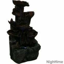 Sunnydaze Decor Sunnydaze Outdoor Solar Powered Tiered Driftwood and Flourishing Stem Rock Fountain with LED Light - 29" -Cheap Garden Decor Store unnamed file 6673