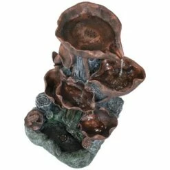 Sunnydaze Decor Sunnydaze Outdoor Solar Powered Tiered Driftwood and Flourishing Stem Rock Fountain with LED Light - 29" -Cheap Garden Decor Store unnamed file 6674
