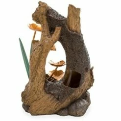 Wind & Weather Realistic Indoor/Outdoor Woodland Stump Fountain with Metal Lily Pads -Cheap Garden Decor Store unnamed file 6728