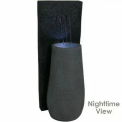 Sunnydaze Decor Sunnydaze 35"H Electric Polyresin Three Stream Monterno Outdoor Water Fountain with LED Light -Cheap Garden Decor Store unnamed file 6764