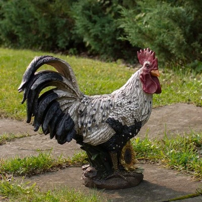 Northlight 17" Standing Rooster Outdoor Garden Statue 3 Northlight 17" Standing Rooster Outdoor Garden Statue