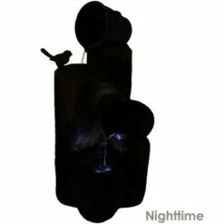 Sunnydaze Decor Sunnydaze Outdoor Polyresin Cascading Log and Buckets Solar Powered Water Fountain with Submersible Pump and Solar Panel - 30" -Cheap Garden Decor Store unnamed file 6919