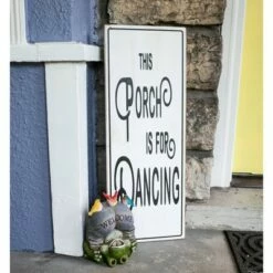 10" Solar Welcome Frog With Birds Resin Statue Gray - Exhart 26 10" Solar Welcome Frog With Birds Resin Statue Gray - Exhart -Cheap Garden Decor Store unnamed file 693