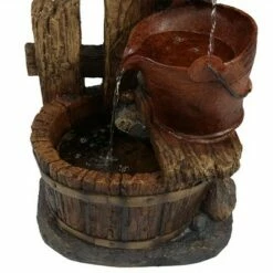 Sunnydaze Decor Sunnydaze 26"H Electric Polyresin Bluebird House and Buckets Outdoor Water Fountain -Cheap Garden Decor Store unnamed file 7013