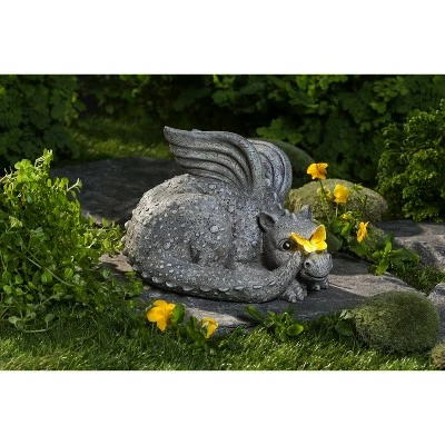 Evergreen 8"Solar Dragon Baby with Butterfly 3 Evergreen 8"Solar Dragon Baby with Butterfly