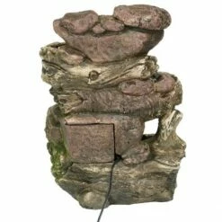 Sunnydaze Decor Sunnydaze Indoor Decorative Calming 5-Step Rock Falls Waterfall Tabletop Water Fountain with LED Lights - 14" -Cheap Garden Decor Store unnamed file 7208