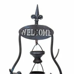 Alpine Corporation 41" Metal Seven Hanging Cup Tier Layered Floor Fountain Bronze -Cheap Garden Decor Store unnamed file 7222