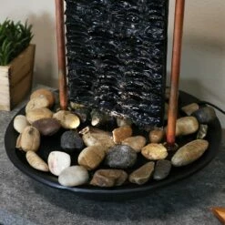 12.5" H Slate Billowing Slate Tabletop Water Fountain - Sunnydaze Decor -Cheap Garden Decor Store unnamed file 7228