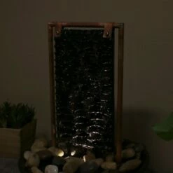 12.5" H Slate Billowing Slate Tabletop Water Fountain - Sunnydaze Decor -Cheap Garden Decor Store unnamed file 7231