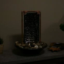 12.5" H Slate Billowing Slate Tabletop Water Fountain - Sunnydaze Decor -Cheap Garden Decor Store unnamed file 7232