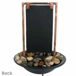 12.5" H Slate Billowing Slate Tabletop Water Fountain - Sunnydaze Decor -Cheap Garden Decor Store unnamed file 7233