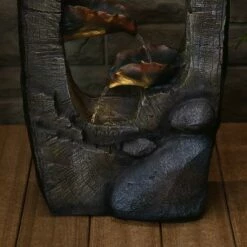 Sunnydaze Decor Sunnydaze 26"H Electric Polyresin Log Archway Outdoor Water Fountain with LED Light -Cheap Garden Decor Store unnamed file 7253