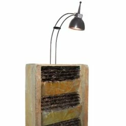 Sunnydaze Decor Sunnydaze Indoor Home Office Tranquility Slate Tabletop Waterfall Water Fountain with LED Light - 24" -Cheap Garden Decor Store unnamed file 7339