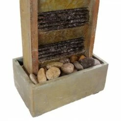 Sunnydaze Decor Sunnydaze Indoor Home Office Tranquility Slate Tabletop Waterfall Water Fountain with LED Light - 24" -Cheap Garden Decor Store unnamed file 7340
