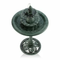 Alpine Corporation Alpine 40" Tiered Pedestal Fountain with Fish Blue -Cheap Garden Decor Store unnamed file 7351