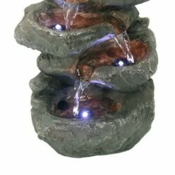 Sunnydaze Decor Sunnydaze Indoor Home Decorative Relaxing Stacked Rocks Tabletop Water Fountain with LED Lights - 10" -Cheap Garden Decor Store unnamed file 7365