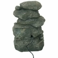 Sunnydaze Decor Sunnydaze Indoor Home Decorative Relaxing Stacked Rocks Tabletop Water Fountain with LED Lights - 10" -Cheap Garden Decor Store unnamed file 7368