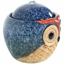 Sunnydaze Decor Sunnydaze Indoor Home Office Decorative Smooth Glazed Ceramic Owl Tabletop Water Fountain Feature - 7" -Cheap Garden Decor Store unnamed file 7391