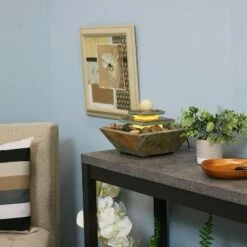 Sunnydaze Decor Sunnydaze Indoor Home Office Slate and Polished Stone Ball Tiered Tabletop Water Fountain with LED Light - 8" -Cheap Garden Decor Store unnamed file 7404