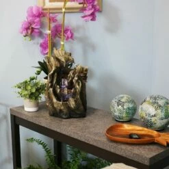 Sunnydaze Decor Sunnydaze Indoor Home Decorative Cascading Caves Waterfall Tabletop Water Fountain with LED Lights - 14" -Cheap Garden Decor Store unnamed file 7428