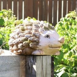 Sunnydaze Decor Sunnydaze Hazel the Hedgehog Statue - Indoor/Outdoor Decorative Figurine - 7"