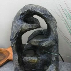 Sunnydaze Decor Sunnydaze Indoor Home Office Decorative Resin Cavernous Rock Tiers Tabletop Water Fountain Feature - 12" -Cheap Garden Decor Store unnamed file 7538