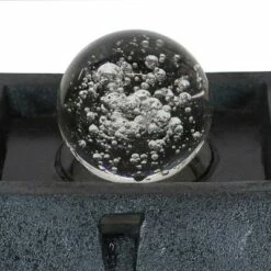 Sunnydaze Decor Sunnydaze Indoor Home Decorative Soothing Matrix Tabletop Water Fountain with LED Light - 12" - Black -Cheap Garden Decor Store unnamed file 7549