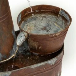 Rustic Invisible Flowing Spout Watering Can Fountain - Alpine Corporation -Cheap Garden Decor Store unnamed file 7562