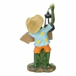 Northlight 18-Inch Country Frog with Lantern Outdoor Garden Statue -Cheap Garden Decor Store unnamed file 76