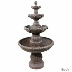 Sunnydaze Decor Sunnydaze 49"H Electric Fiberglass and Resin 4-Tier Mediterranean Outdoor Water Fountain -Cheap Garden Decor Store unnamed file 7746