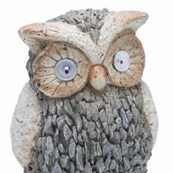 Alpine Corporation 10" Polystone Owl Solar Statue Gray 11 Alpine Corporation 10" Polystone Owl Solar Statue Gray -Cheap Garden Decor Store unnamed file 778