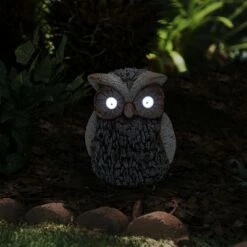 Alpine Corporation 10" Polystone Owl Solar Statue Gray 13 Alpine Corporation 10" Polystone Owl Solar Statue Gray -Cheap Garden Decor Store unnamed file 780