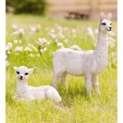 Wind & Weather Detailed Lying Baby Llama Indoor/Outdoor Resin Statue