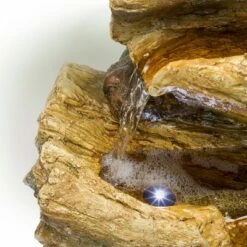 4 Tier Tree Trunk Log Fountain Brown/Gray - Alpine Corporation -Cheap Garden Decor Store unnamed file 7986