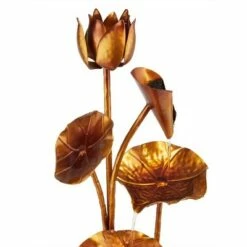 Alpine Corporation 43" Metal Cascading Leaves Fountain with Stones Copper -Cheap Garden Decor Store unnamed file 8027