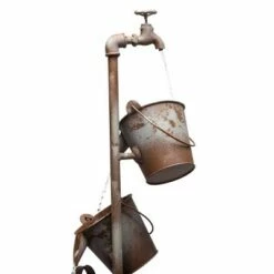 Rustic Wheelbarrow & Watering Can Multi Tier Metal Fountain - Alpine Corporation -Cheap Garden Decor Store unnamed file 8071