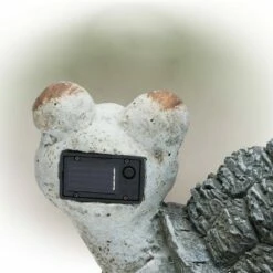 Alpine Corporation 10" Magnesium Oxide Solar Turtle Statue Gray -Cheap Garden Decor Store unnamed file 808