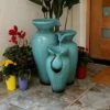 21" Indoor/Outdoor Concrete Fountain Turquoise - Alpine Corporation -Cheap Garden Decor Store unnamed file 8084