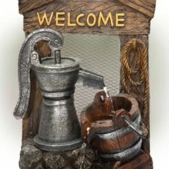 24" Glossy 3 Tier Welcome Barrel Fountain With Water Pump - Alpine Corporation -Cheap Garden Decor Store unnamed file 8174