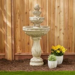 Zingz & Thingz Zingz & Thingz 42" Indoor/Outdoor 4-Tier Water Fountain Beige -Cheap Garden Decor Store unnamed file 8269